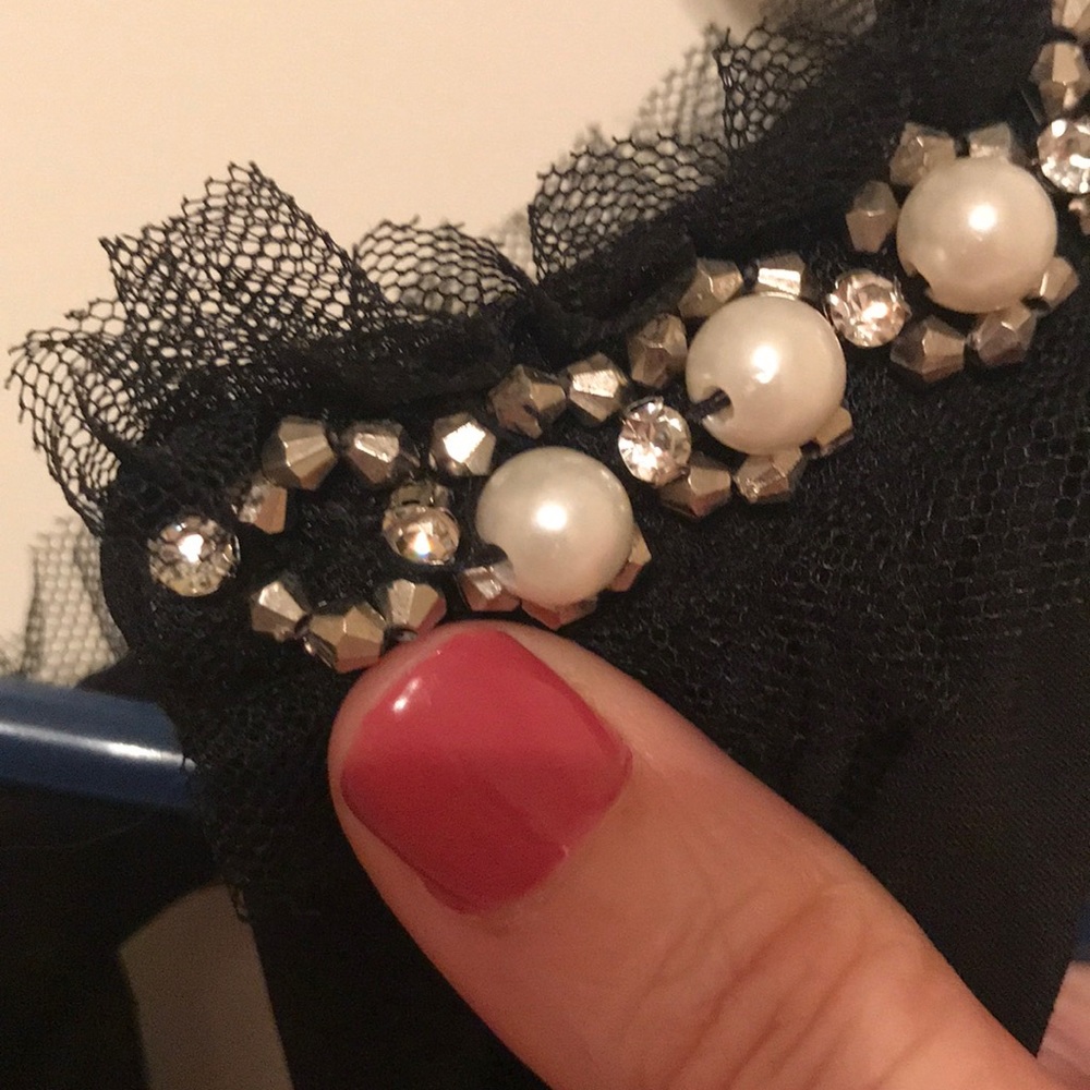 Betsy Johnson wide leg bodysuit - Picture 6 of 7
